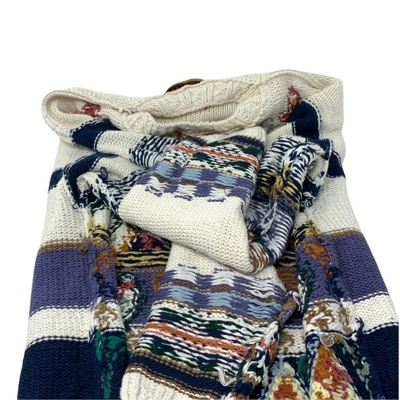 VTG Crystal Kobe Floral Amish Patchwork Chunky Knit Christmas Sweater Size S NWT - Picture 6 of 13